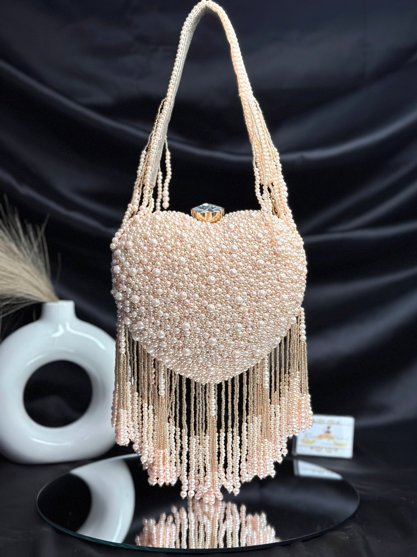 Premium Pearl Heart Bag