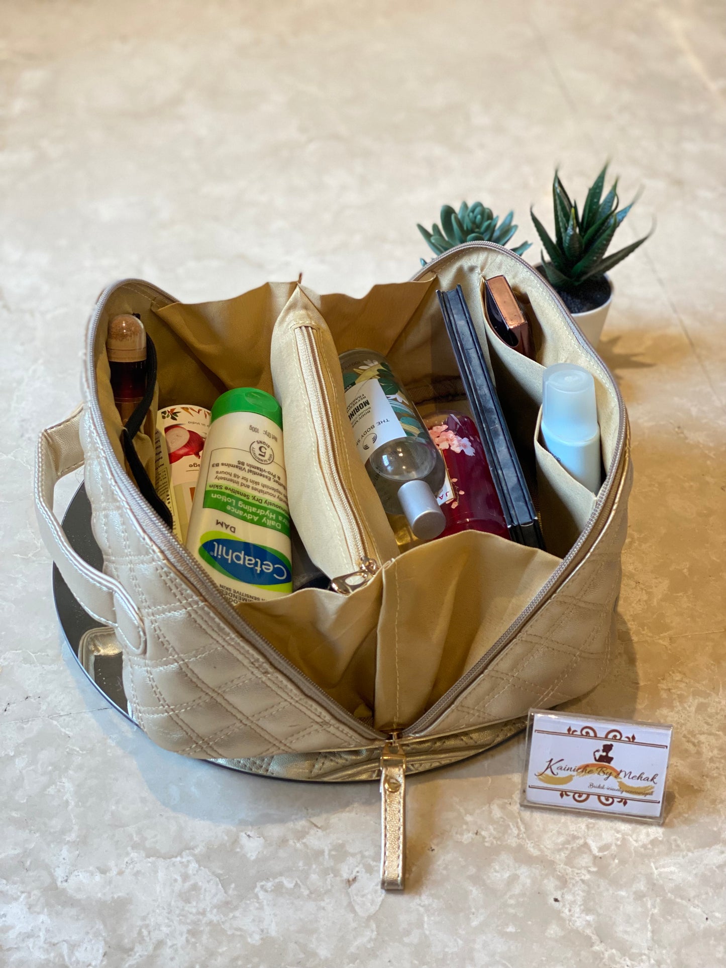 Camille Cosmetics/Toiletries Pouch - Shimmer Edition