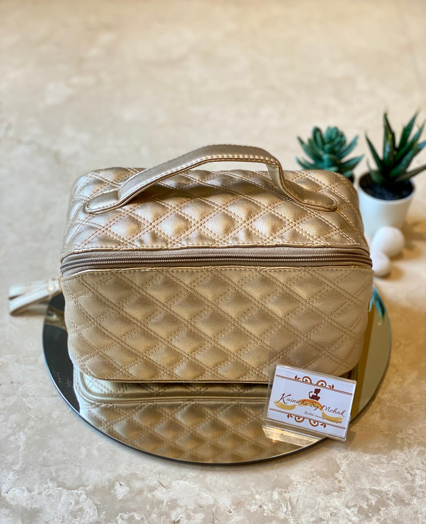 Camille Cosmetics/Toiletries Pouch - Shimmer Edition