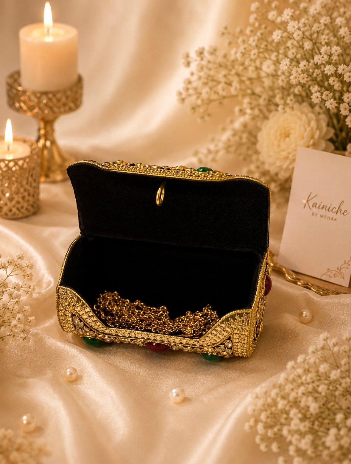 Zohra Kundan Clutch