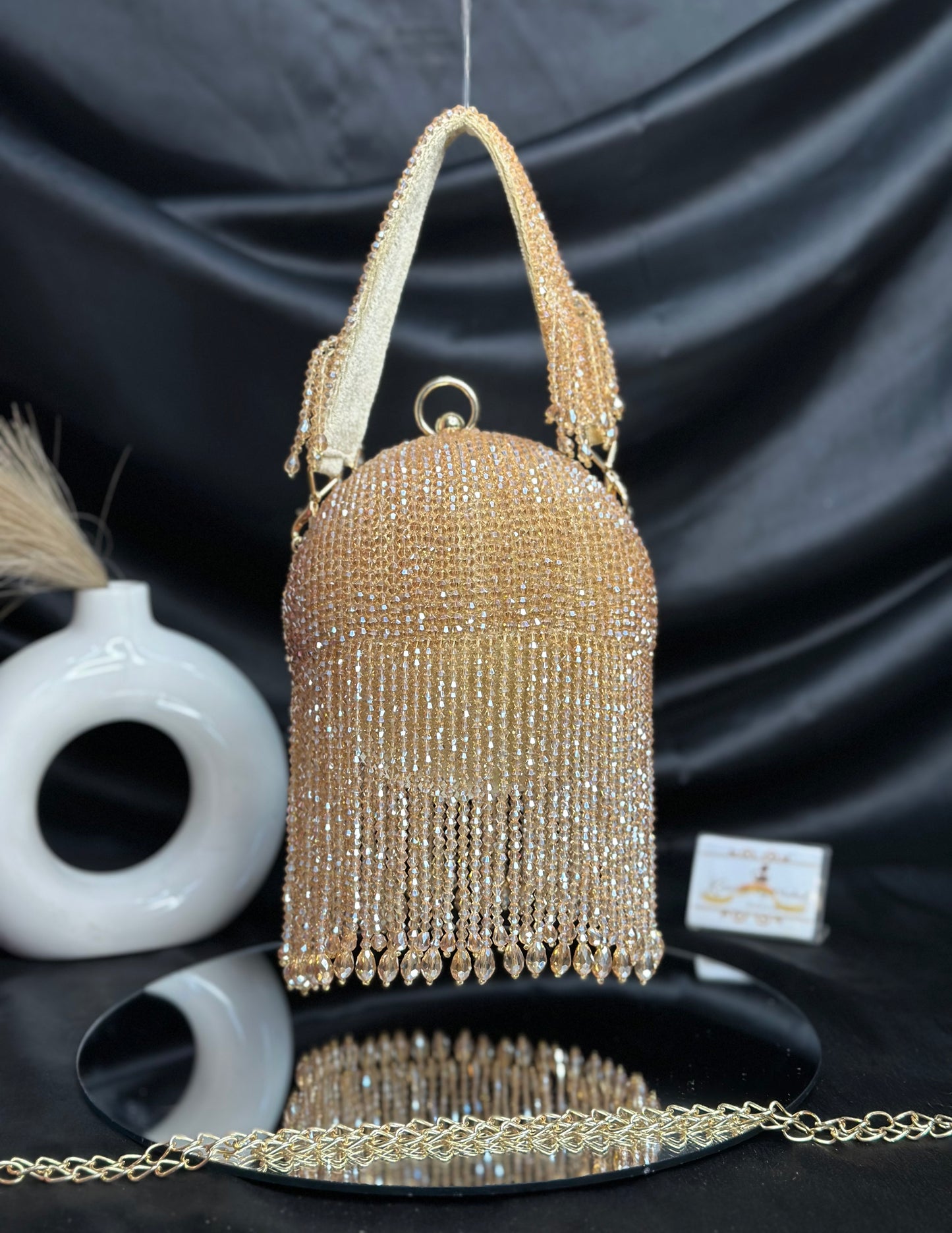 Crystal Cosmo Bag
