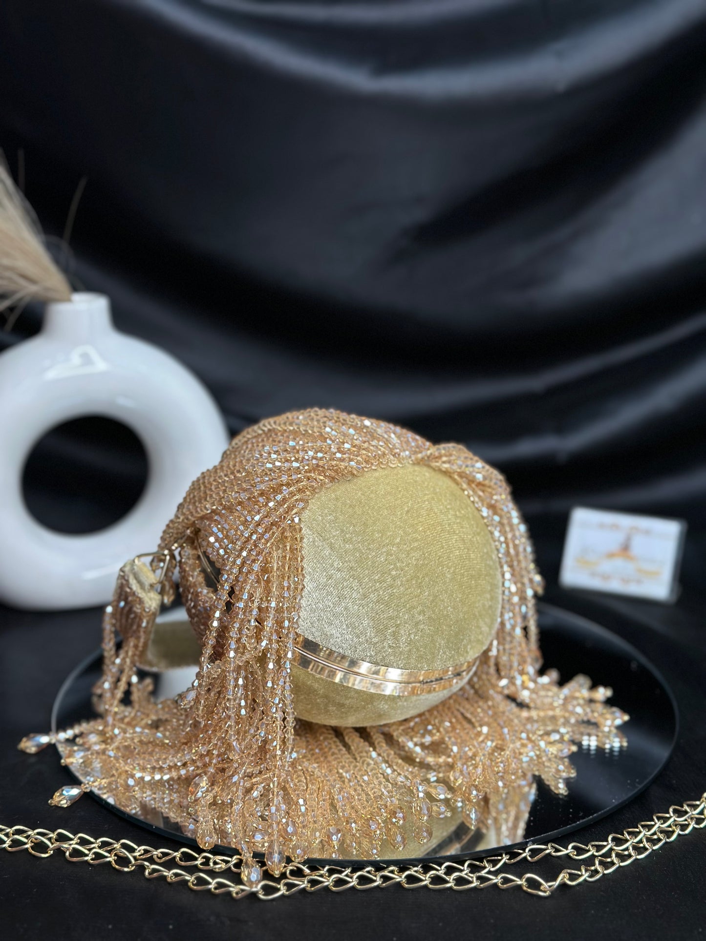 Crystal Cosmo Bag