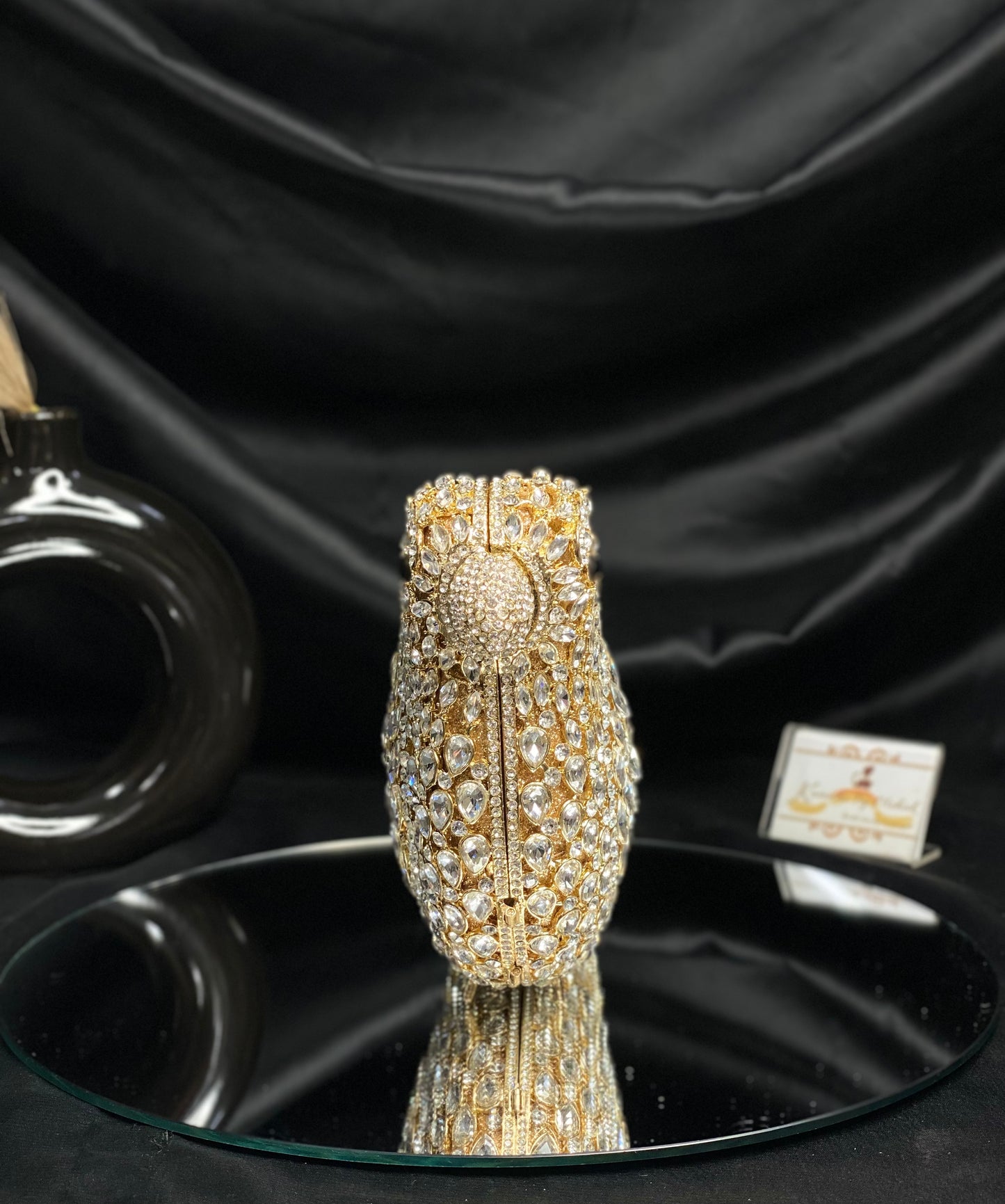 Bird Crystal Clutch