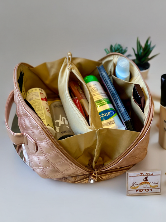 Camille Cosmetics/Toiletries Pouch - Shimmer Edition
