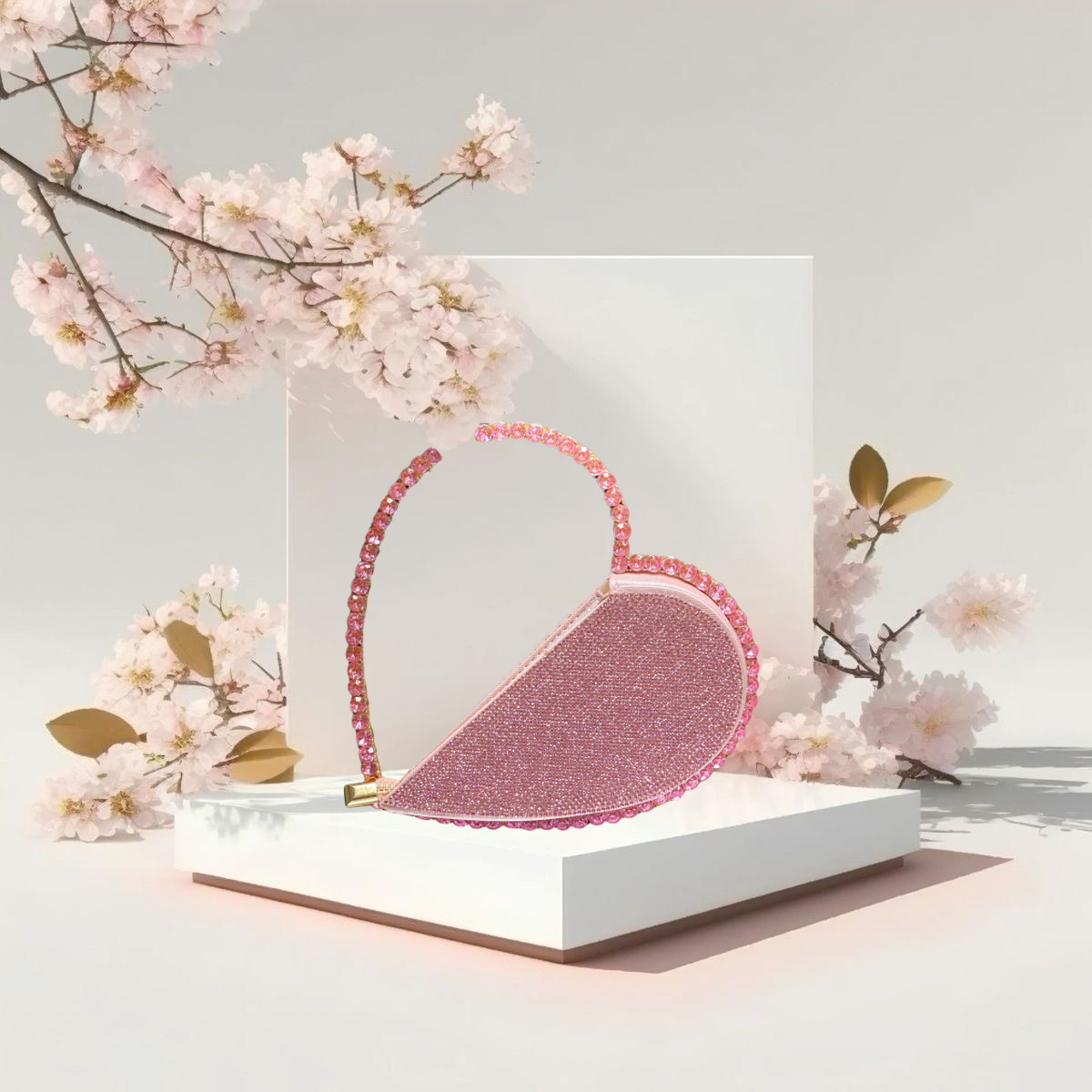 Glitter Heart Bag