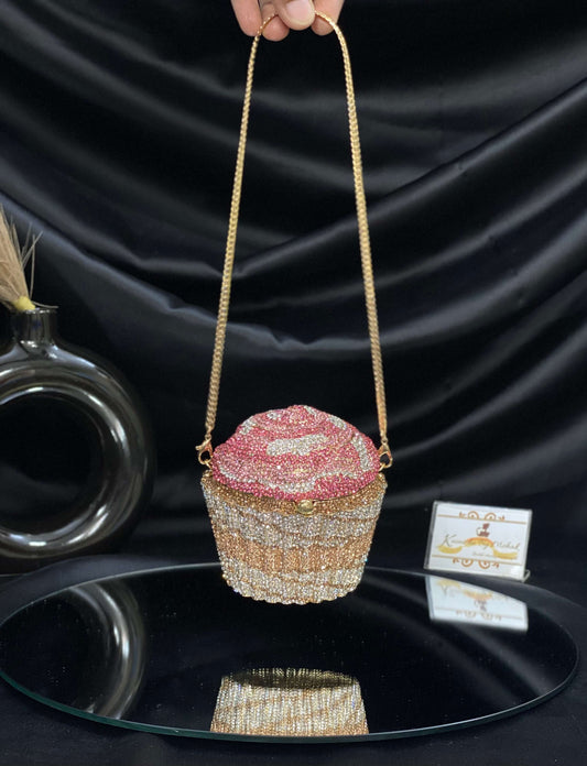 Muffin Crystal Clutch