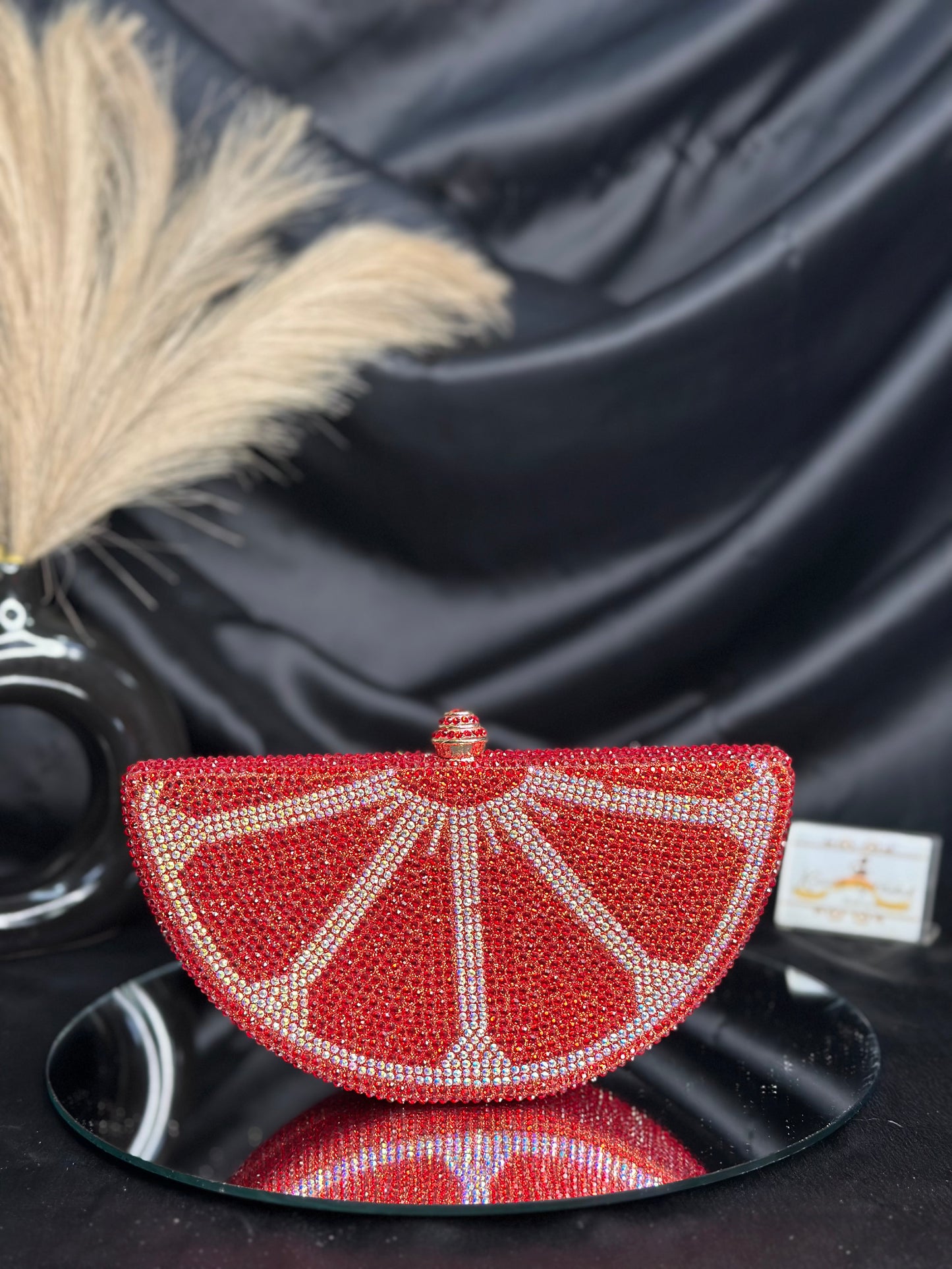 Lemon Crystal Clutch