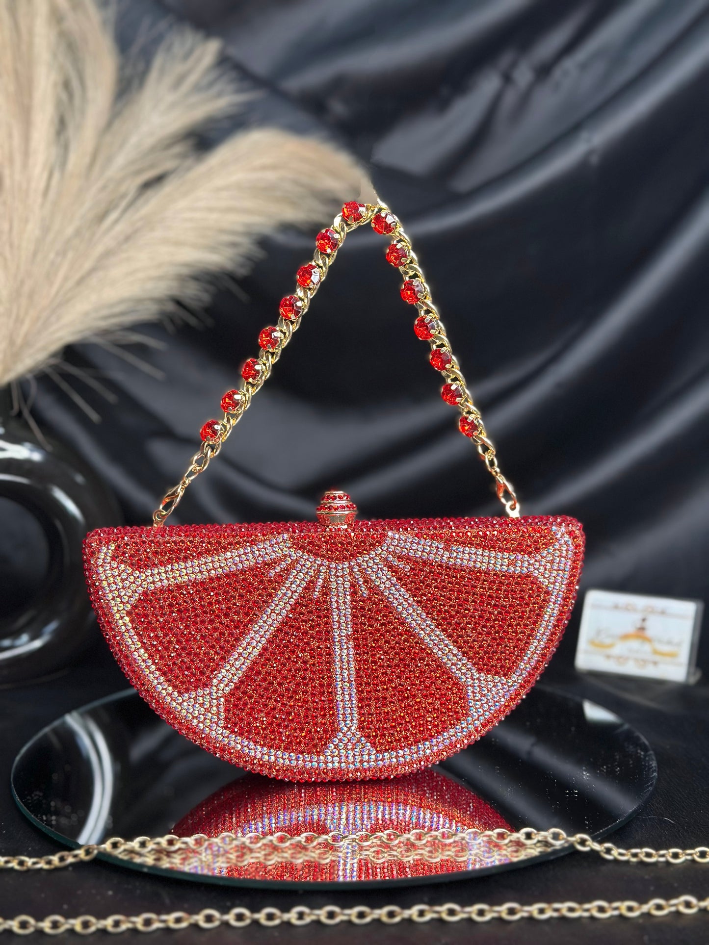 Lemon Crystal Clutch