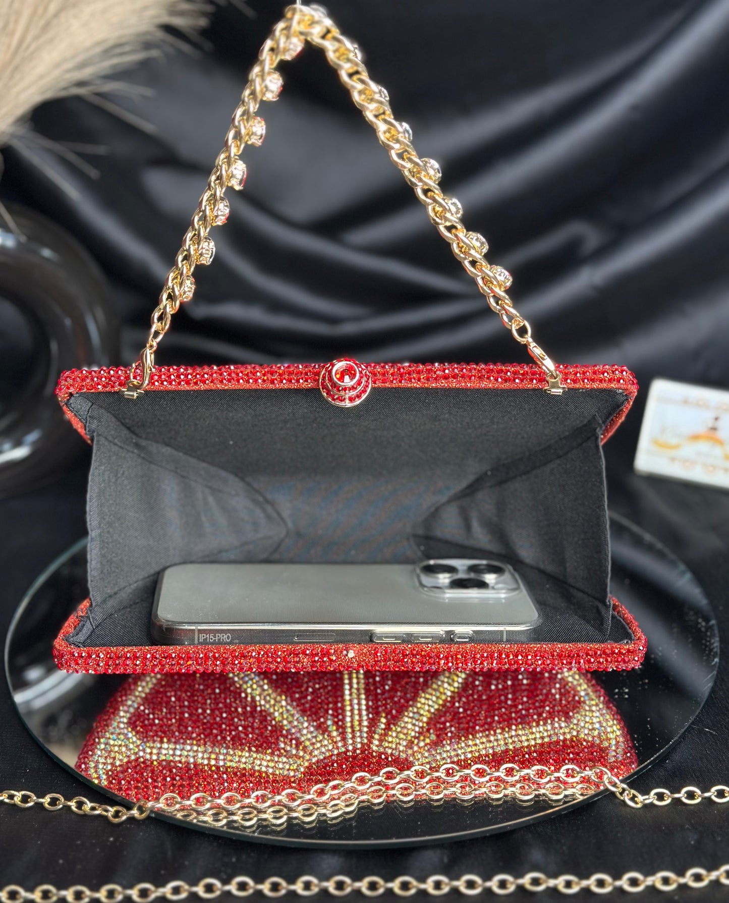 Lemon Crystal Clutch