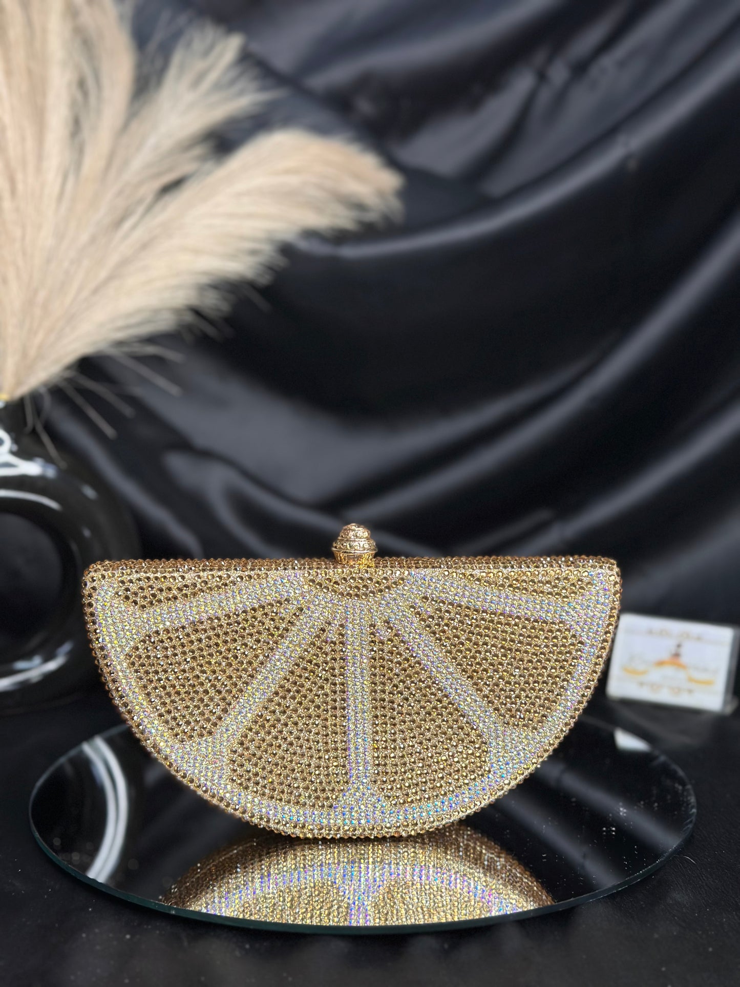 Lemon Crystal Clutch