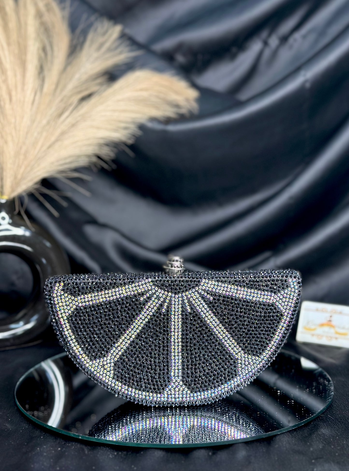 Lemon Crystal Clutch