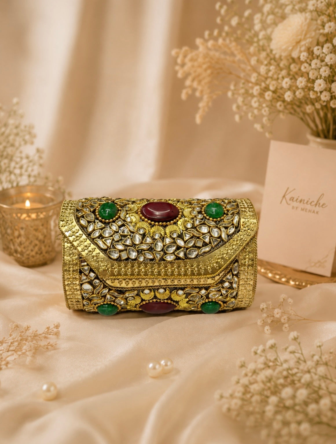 Zohra Kundan Clutch