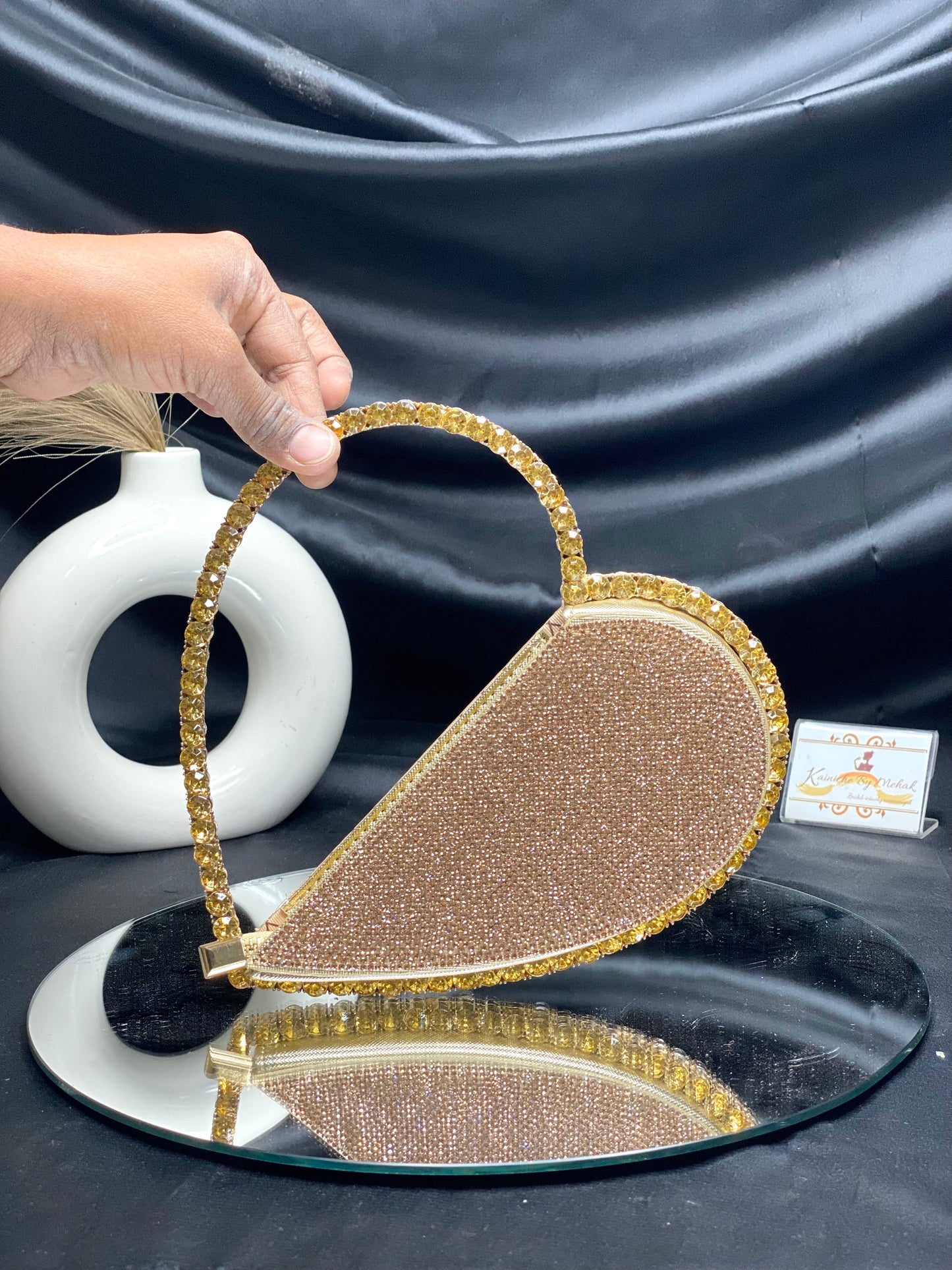 Glitter Heart Bag