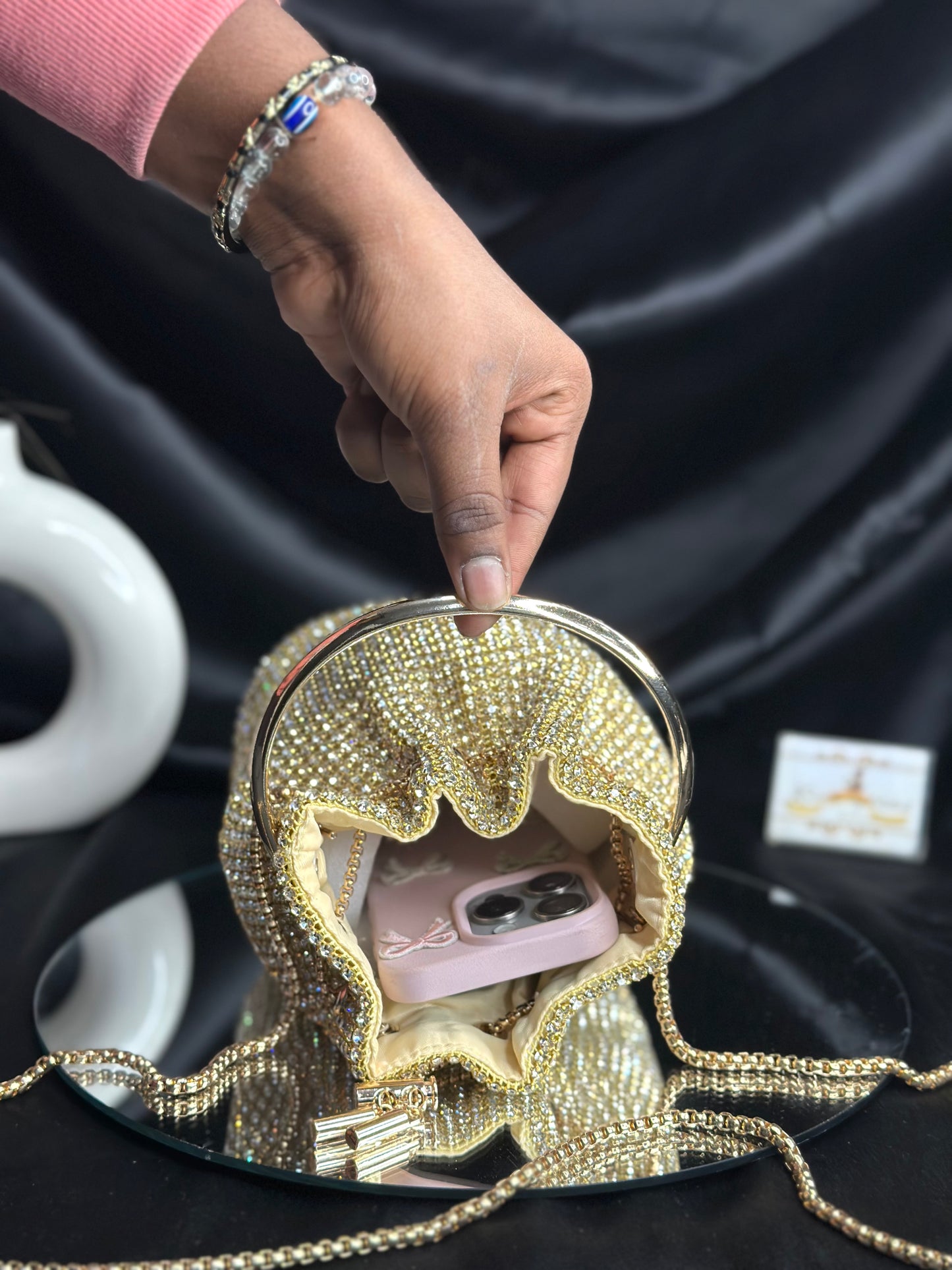 Paris Rhinestone Bag