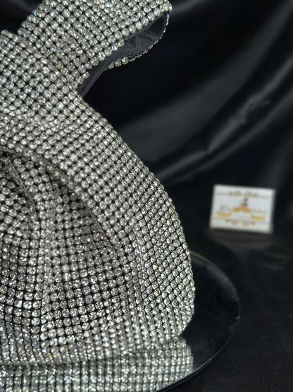 Tristan Tie-up Rhinestone Bag