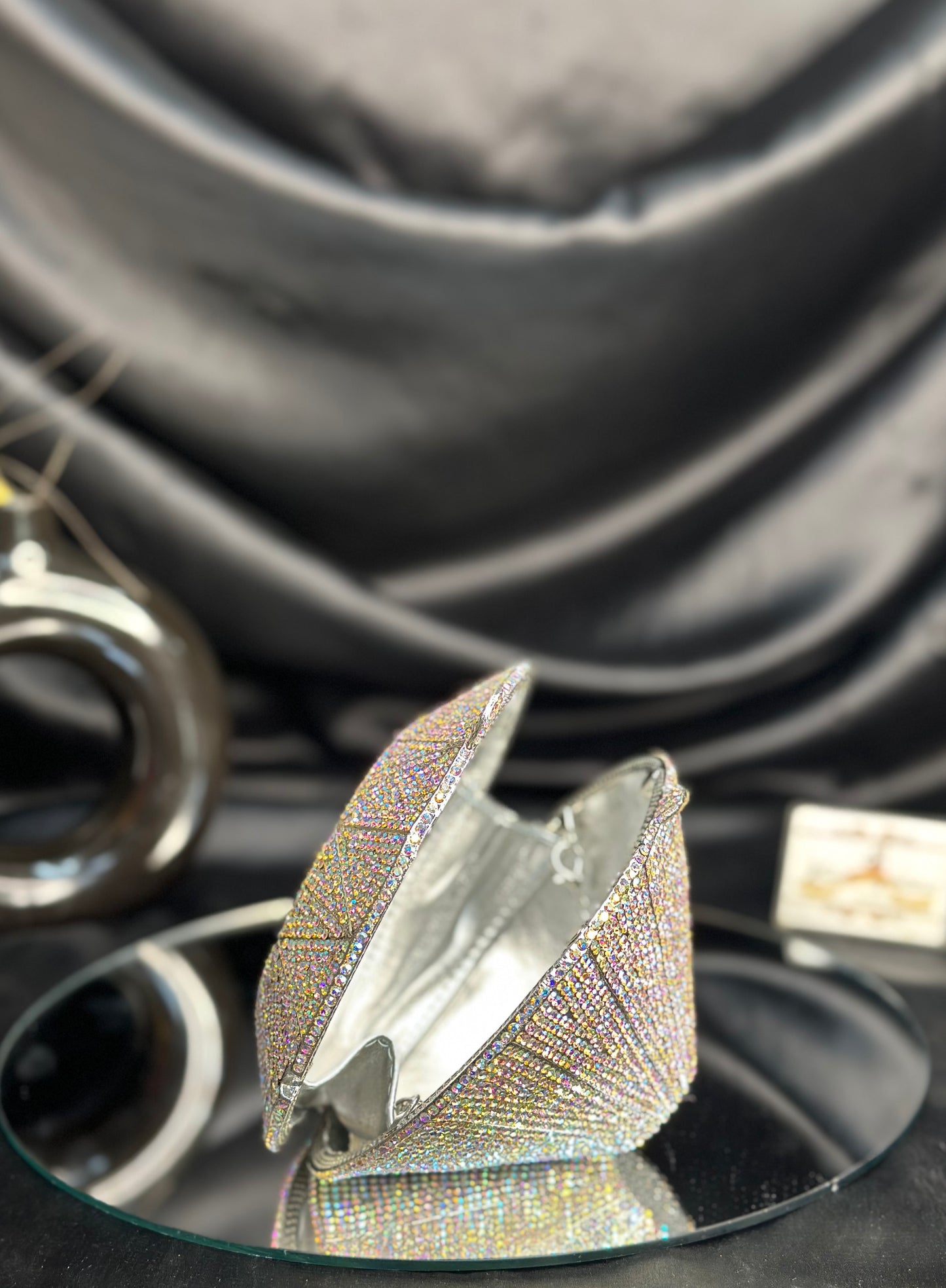 Diamond Crystal Clutch - Rainbow