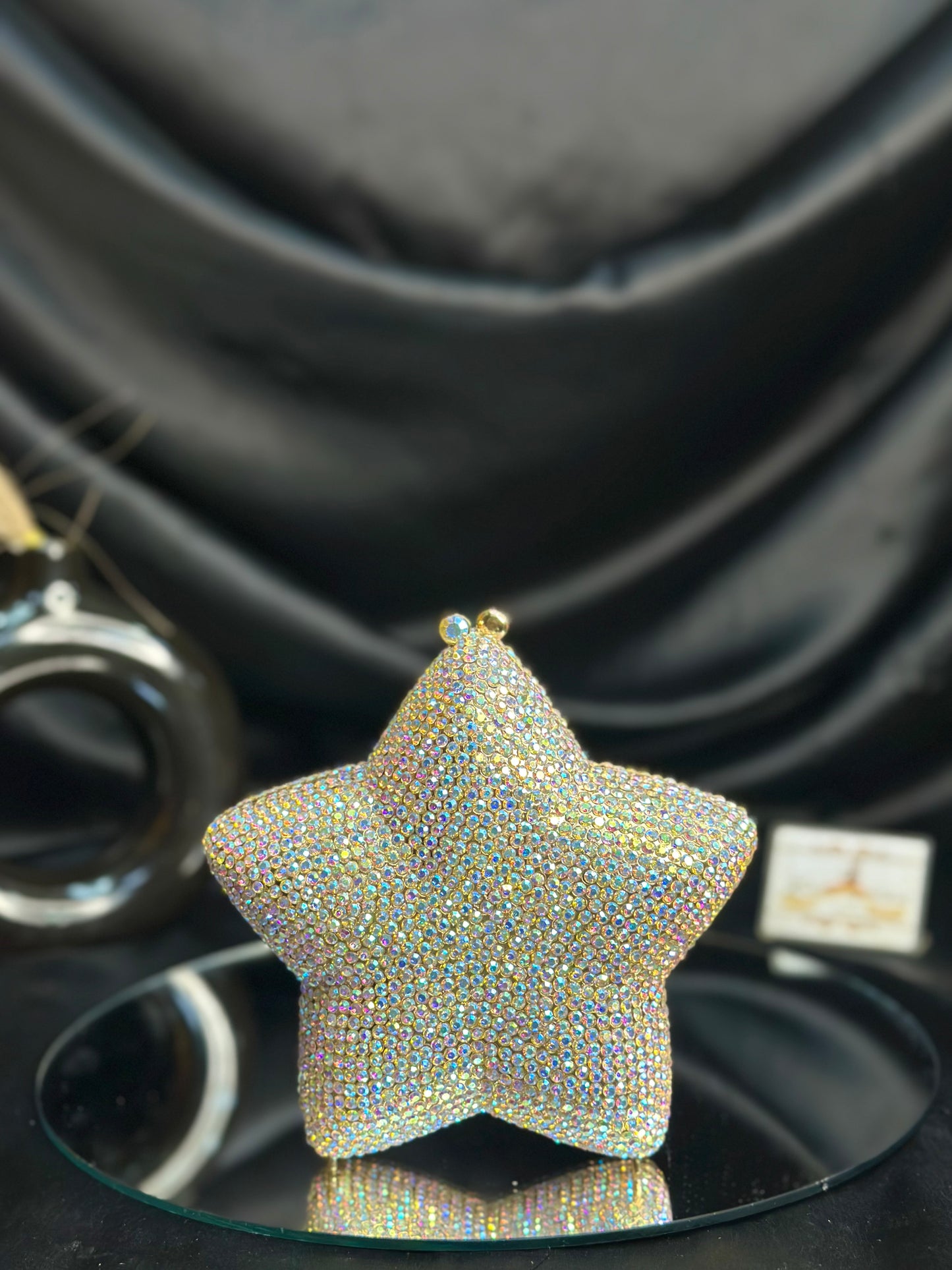Star Crystal Clutch - Gold