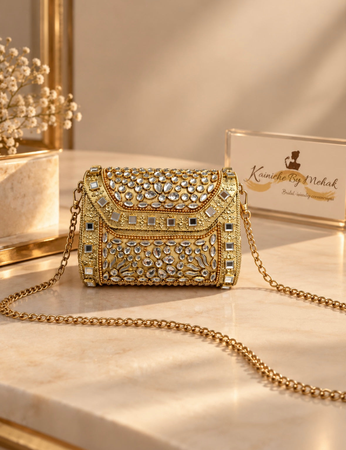 Kiara Kundan Clutch