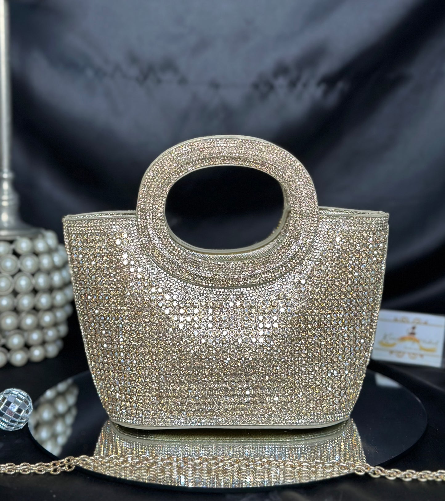 Moonshine Rhinestone Bag