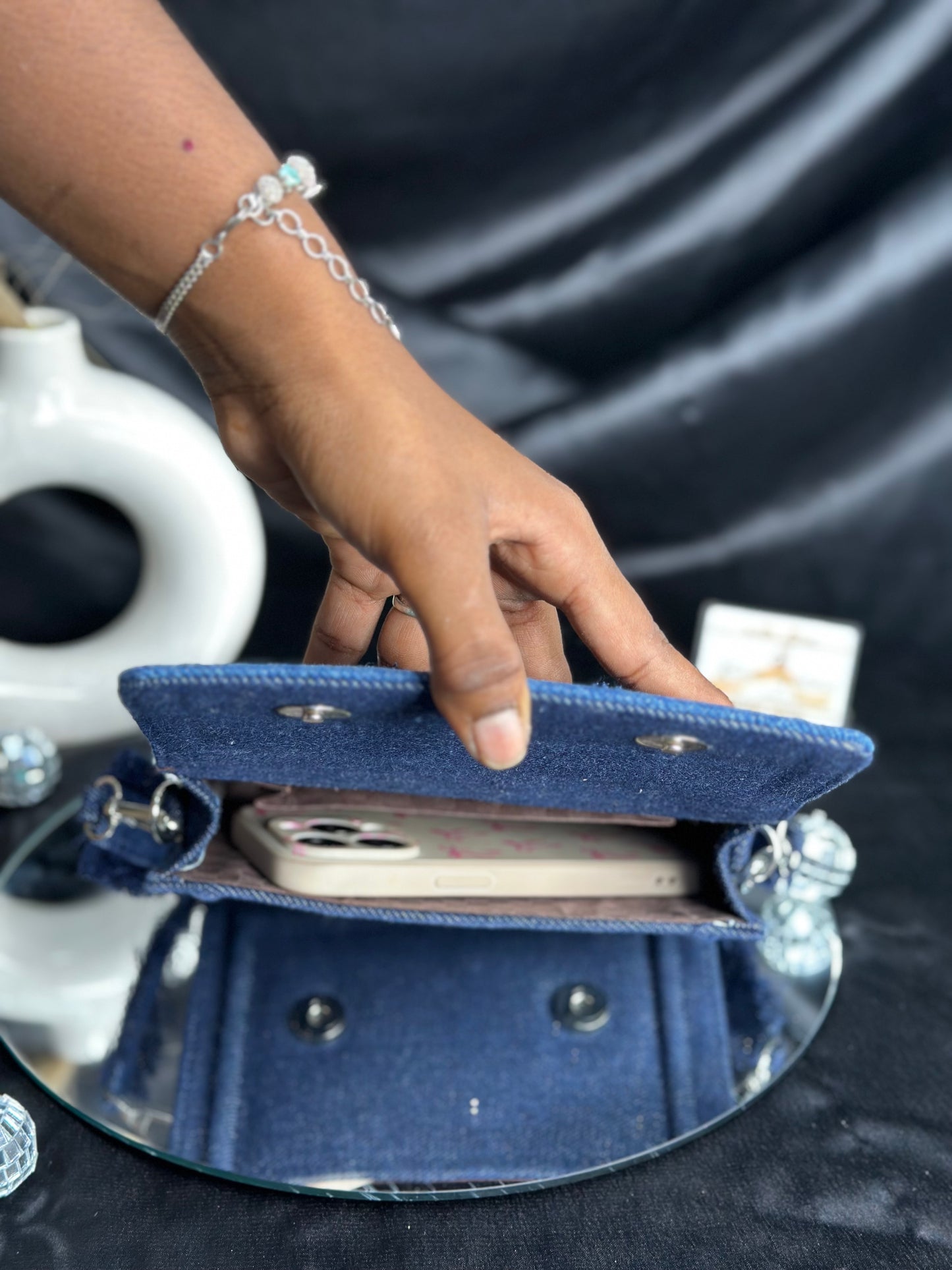 River Denim Bag